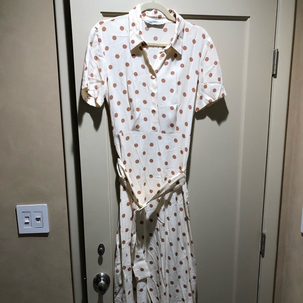 Polka dot Zara dress